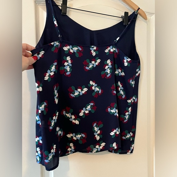 Banana Republic Navy Adjustable Strap Tank Camisole Women’s Size Large - Picture 5 of 12